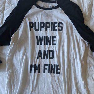 Women's Jersey - Black & White Size XL - WINE